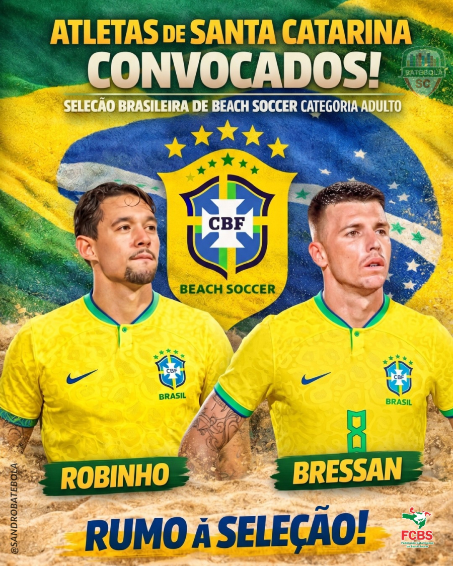 BRESSAN E ROBINHO NA SELEÇÃO 
