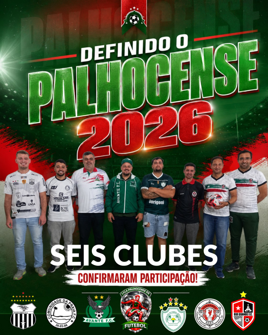 DEFINIDO O PALHOCENSE 2026 